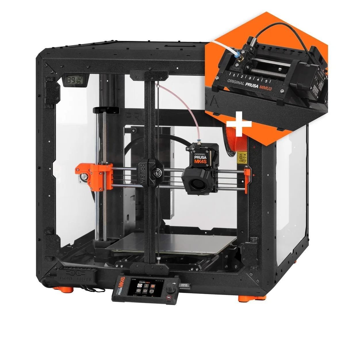 Original Prusa MK4S 3D Printer Assembled with enclosure — EDS3D